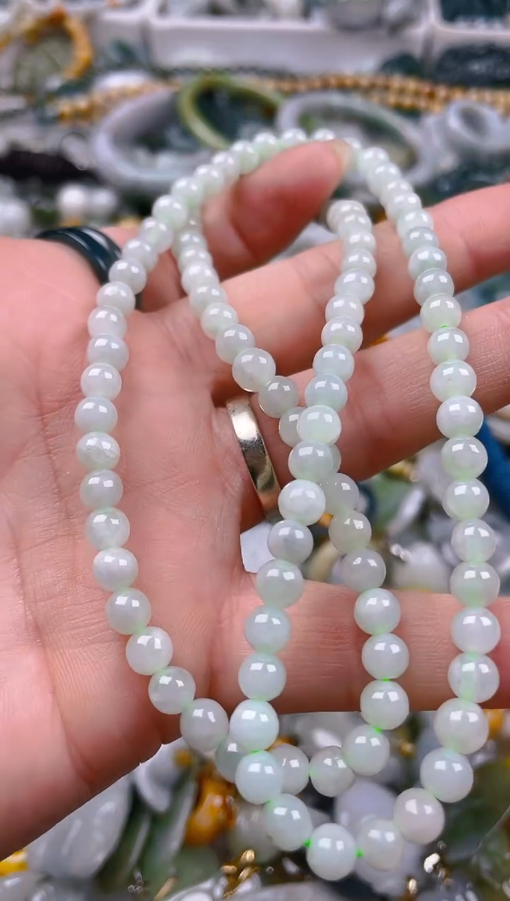 【闪购商品】翡翠颈饰未镶嵌/V/翡翠A货一图一物