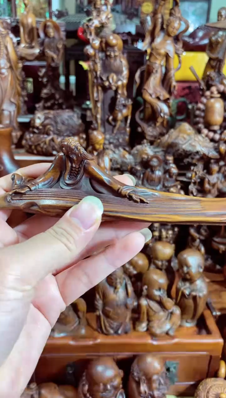 【闪购商品】木伯牙抚琴高端文玩礼品好物