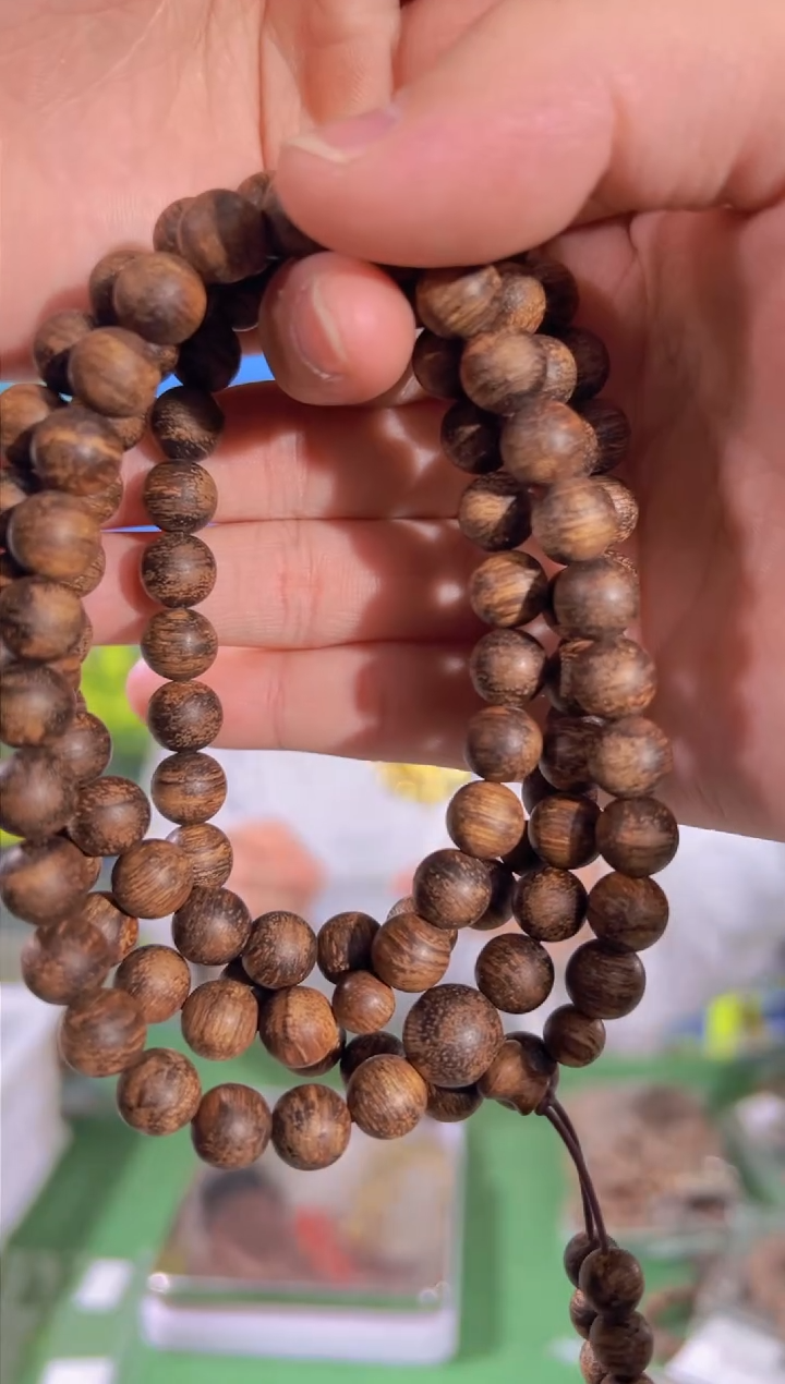 【闪购商品】沉香手串62号44克霸王岭熟结09多样性发一