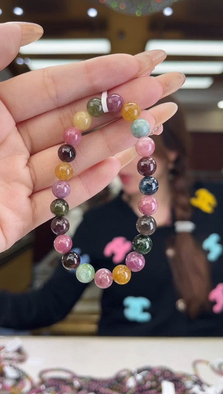 【闪购商品】碧玺/未镶嵌8mm+碧玺单圈11多样性发货