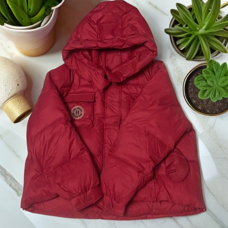 200-240斤 胸围150衣长70 精致连帽显瘦棉服