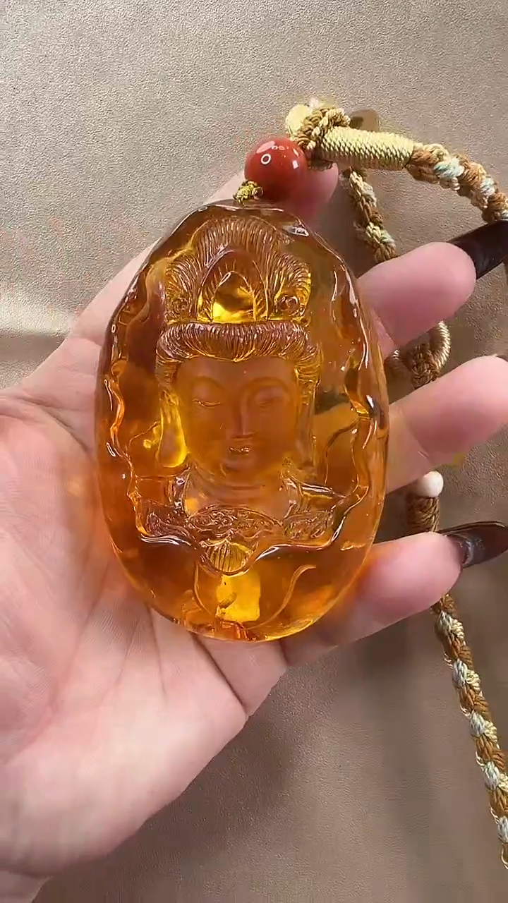 【闪购商品】琥珀颈饰未镶嵌吊坠