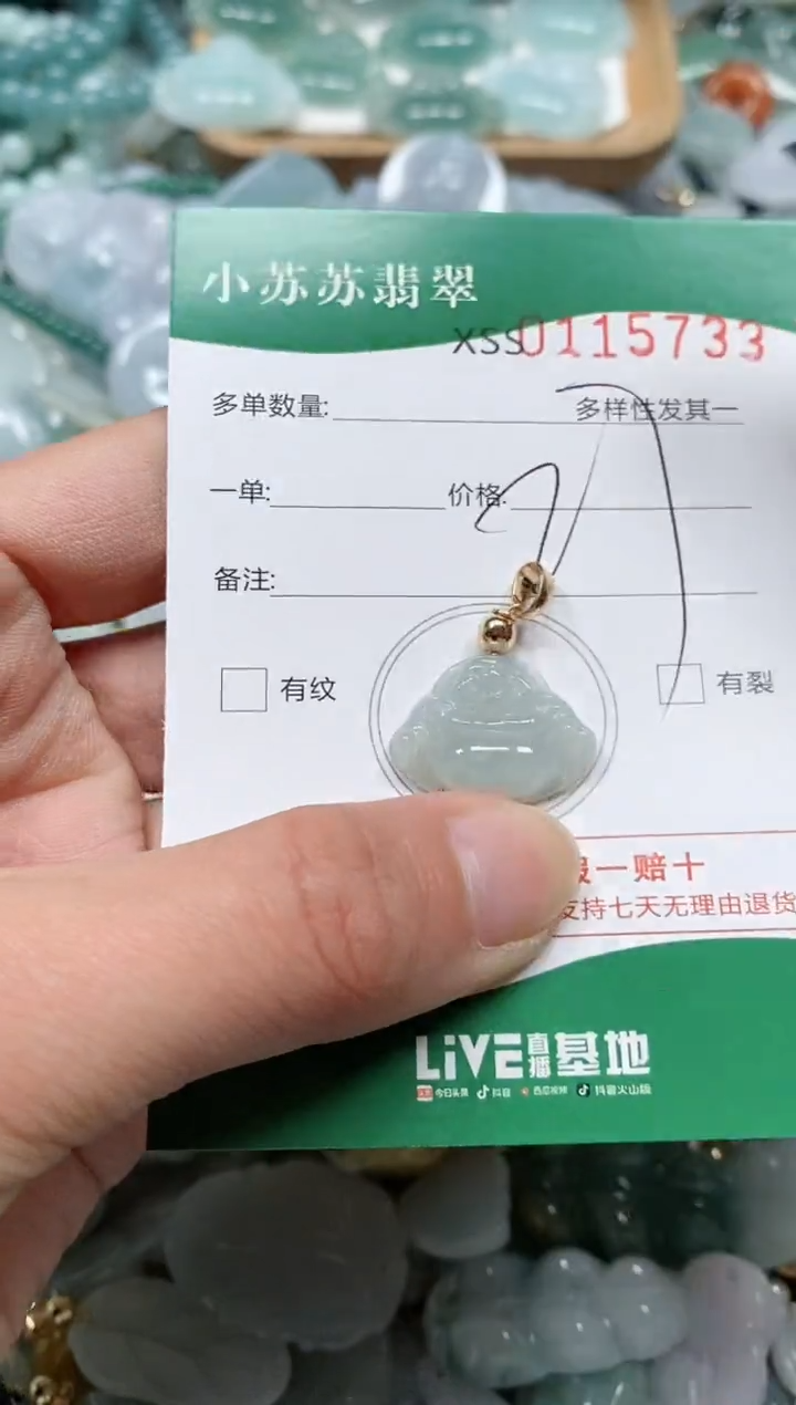 【闪购商品】翡翠颈饰未镶嵌闪购商品0115733