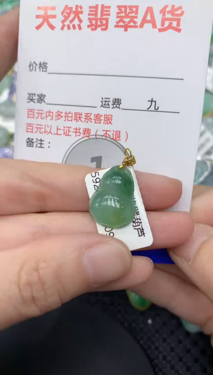 【闪购商品】翡翠颈饰18K金镶嵌111111111111