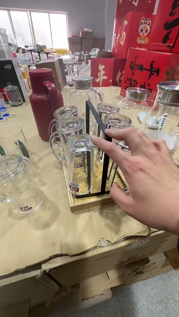 【闪购商品】玻璃无盖款直播专属四方高款+杯架