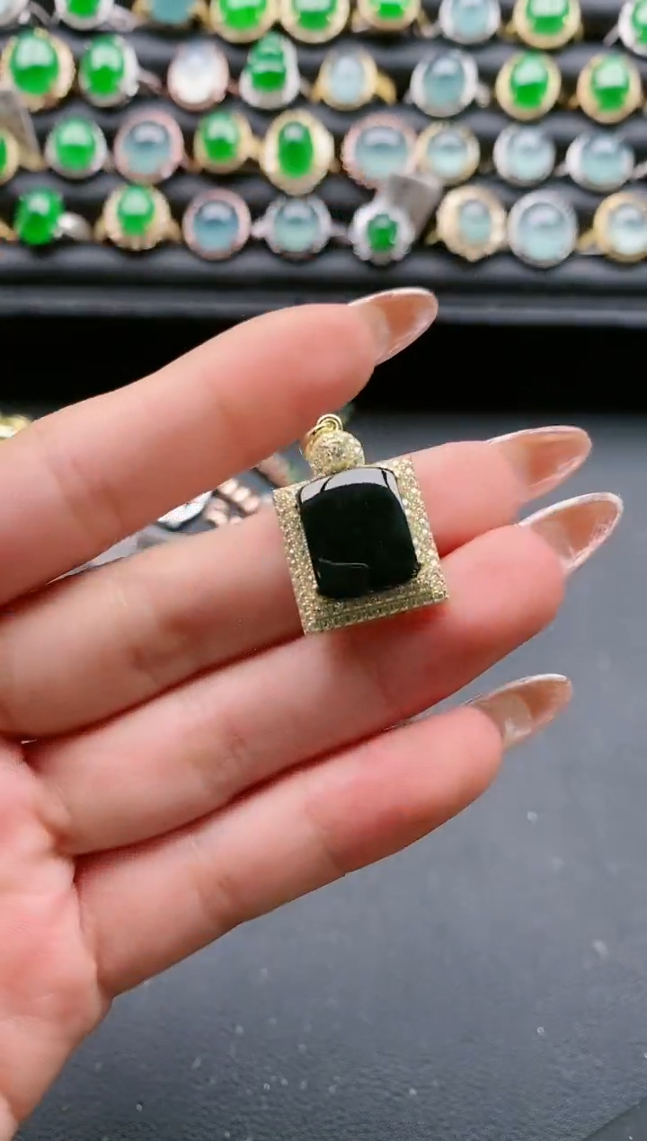 【闪购商品】翡翠戒指银S925镶嵌111111111