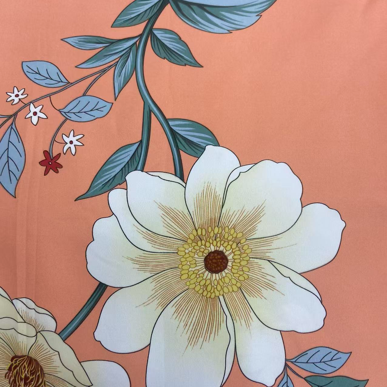 亲肤棉被罩--优雅仙香桔