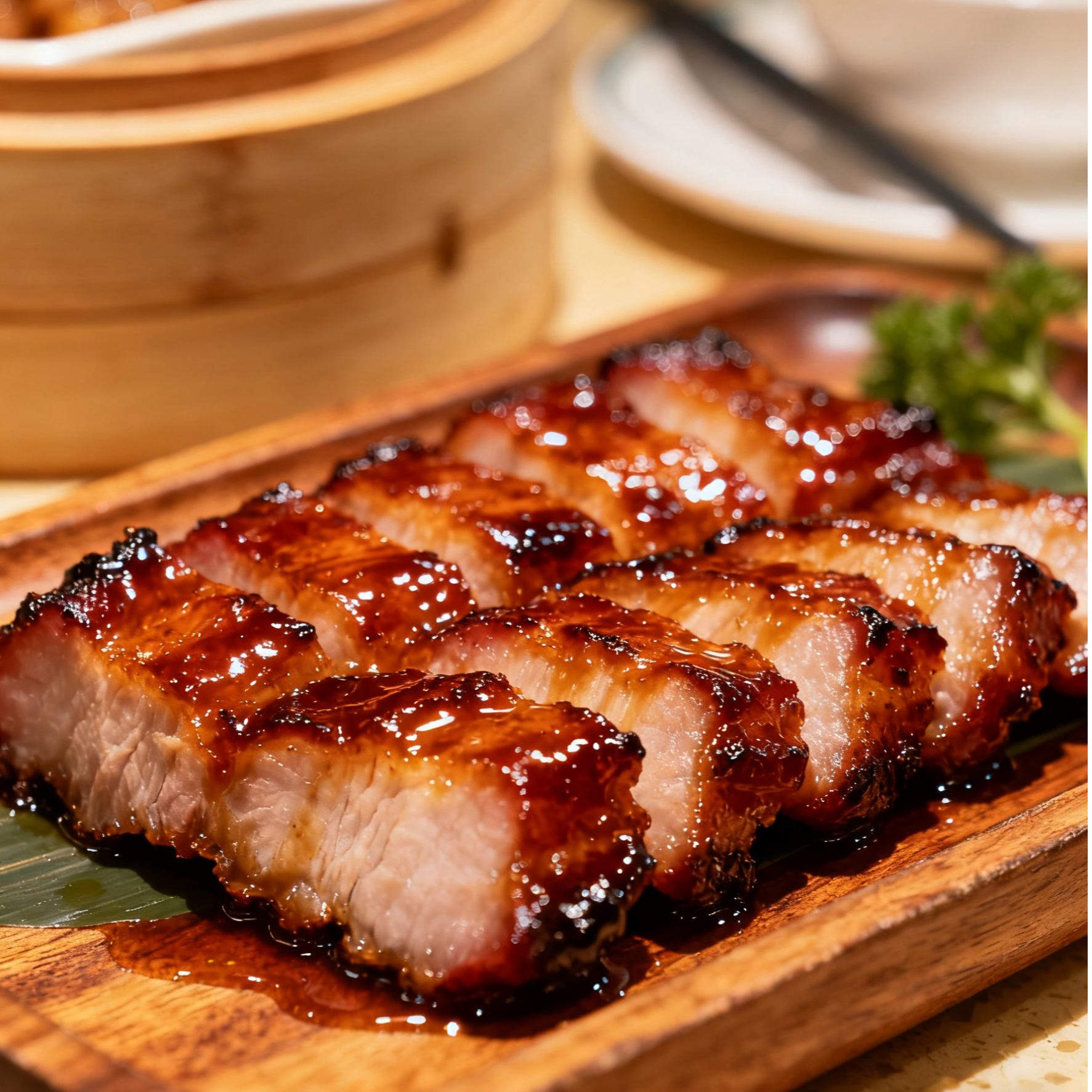 【万禄林】蜜汁叉烧现做现发正宗港式梅肉叉烧香甜不腻顺丰包邮