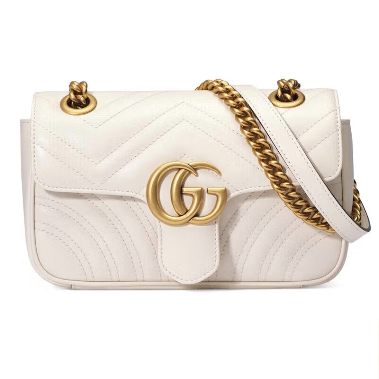 95新 GUCCI/古驰 Marmont马蒙 白色 22 -G7088