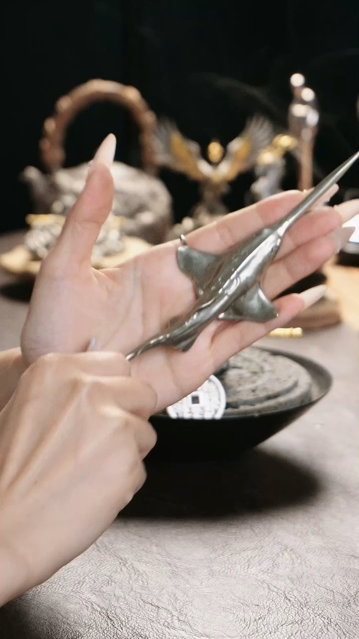 【闪购商品】白铜银色锯瑶沙设计