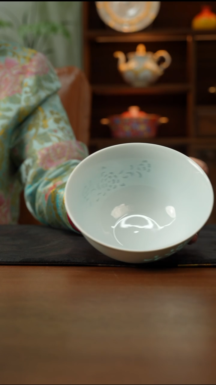 瓷片A004/米饭碗+云上汤匙
