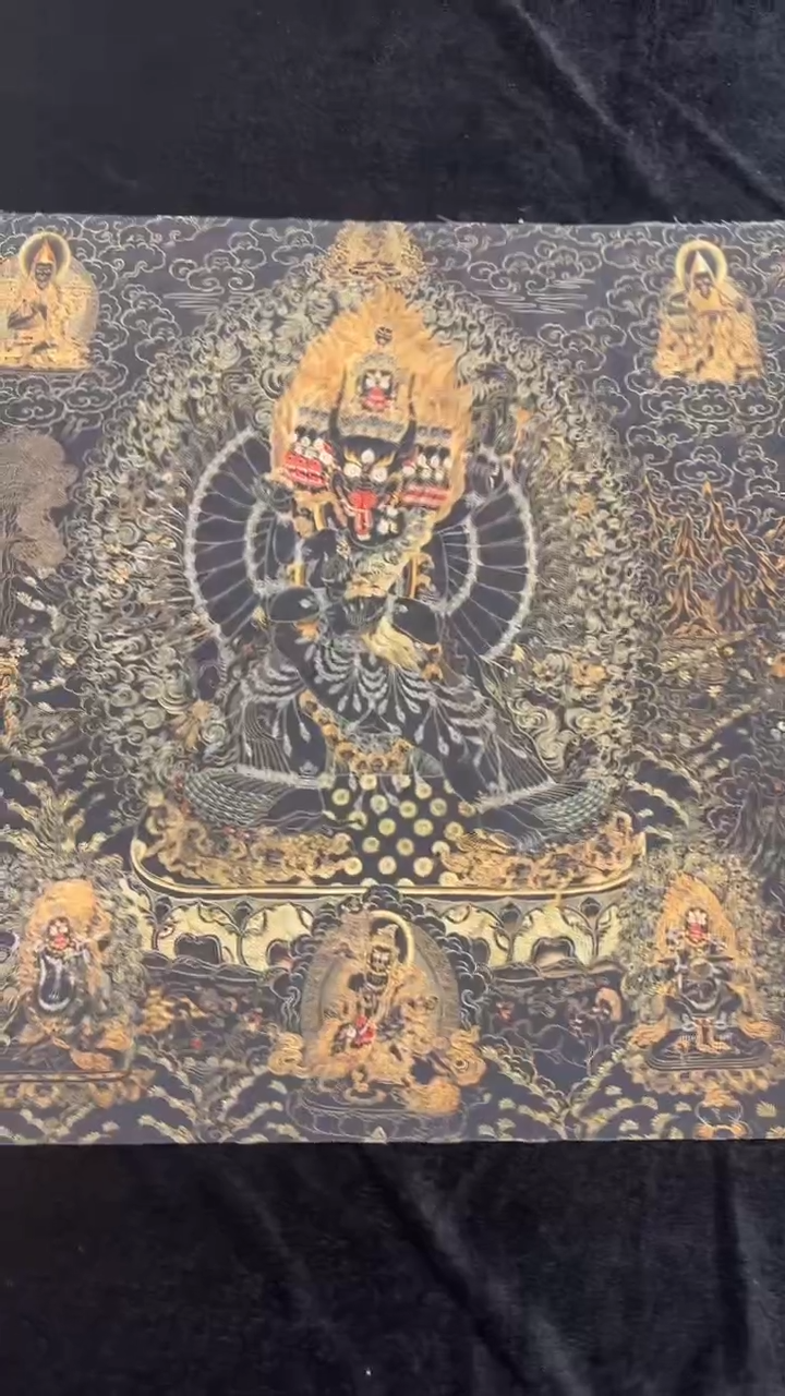 装裱画唐卡藏艺阁高端绘画作品TK16007