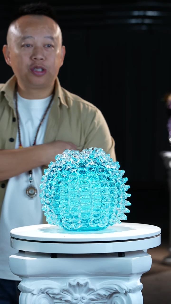 手工艺品琉璃海胆AJ03226