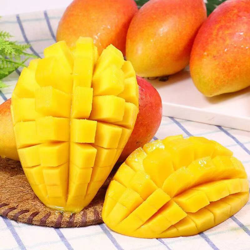 【放软食用】海南头茬小贵妃芒8个装 热带新鲜水果