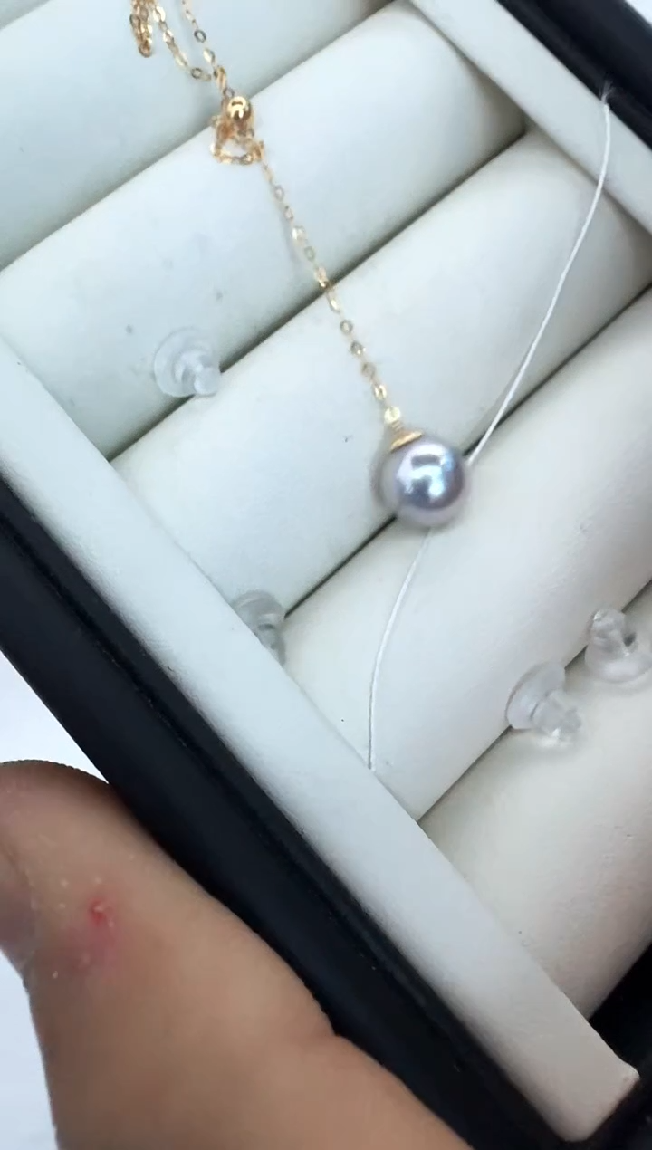 【闪购商品】海水珍珠颈饰18K金镶嵌项链
