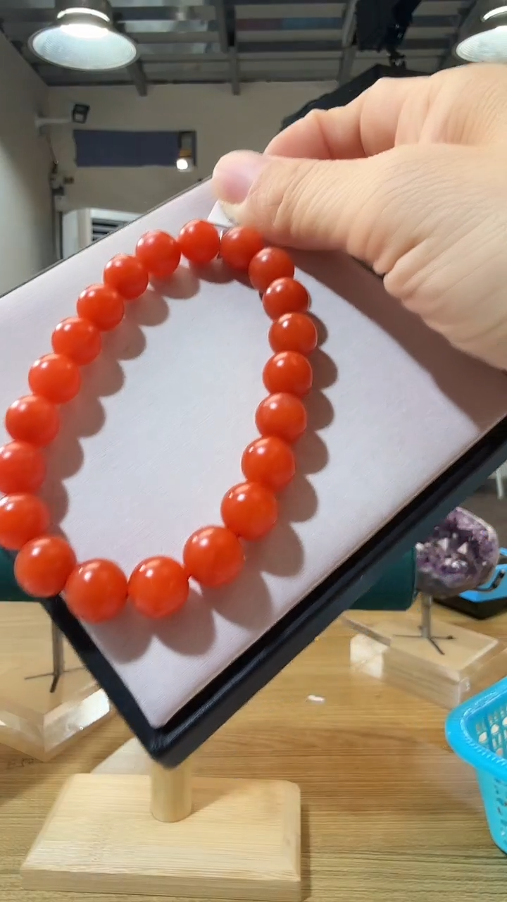 未镶嵌手链南红玛瑙优0319 约9mm