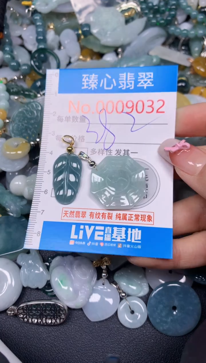 【闪购商品】翡翠颈饰未镶嵌含绳0009032