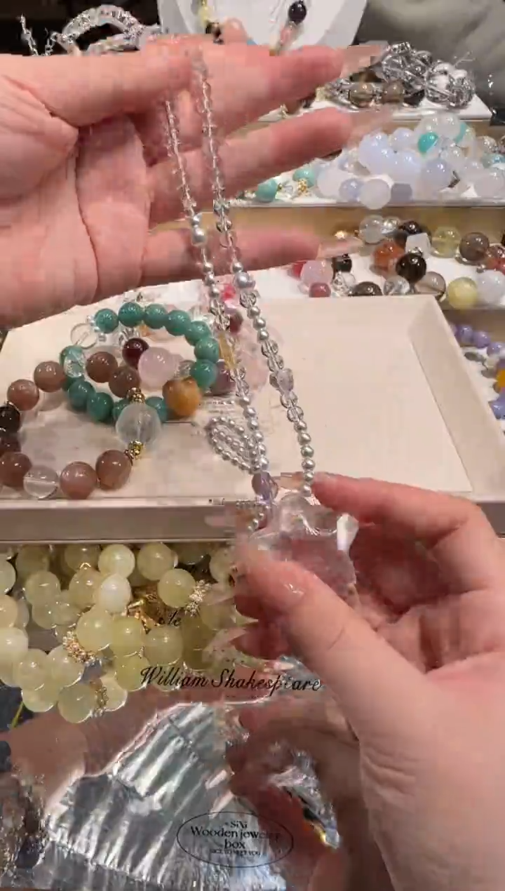 项链未镶嵌水晶多样性发一