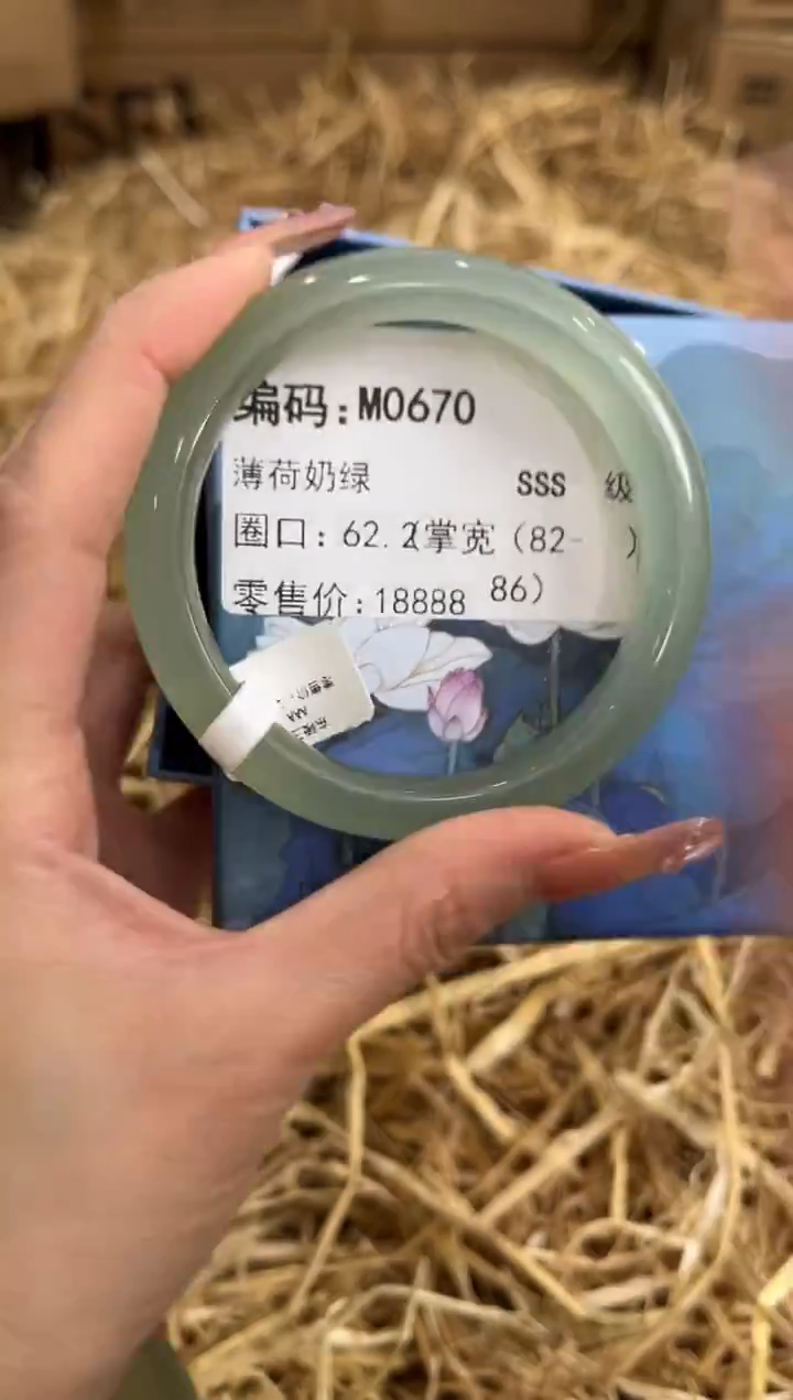 未镶嵌手镯石英质玉M0670