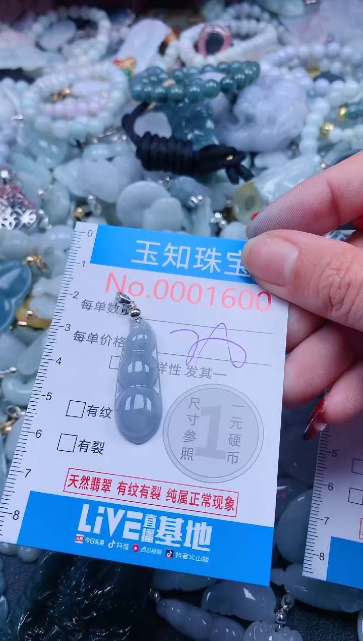 【闪购商品】翡翠吊坠(不含链)未镶嵌1600