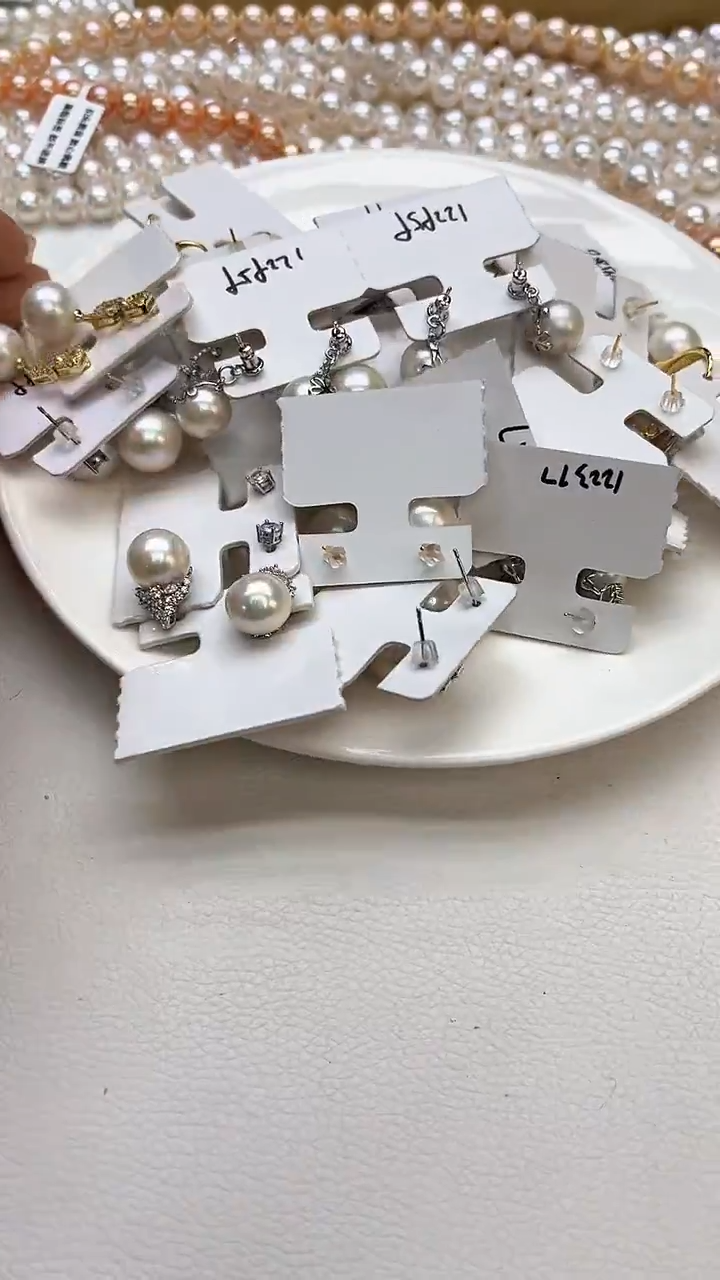 未镶嵌耳饰淡水珍珠白色系耳饰盲盒(多样性发一）