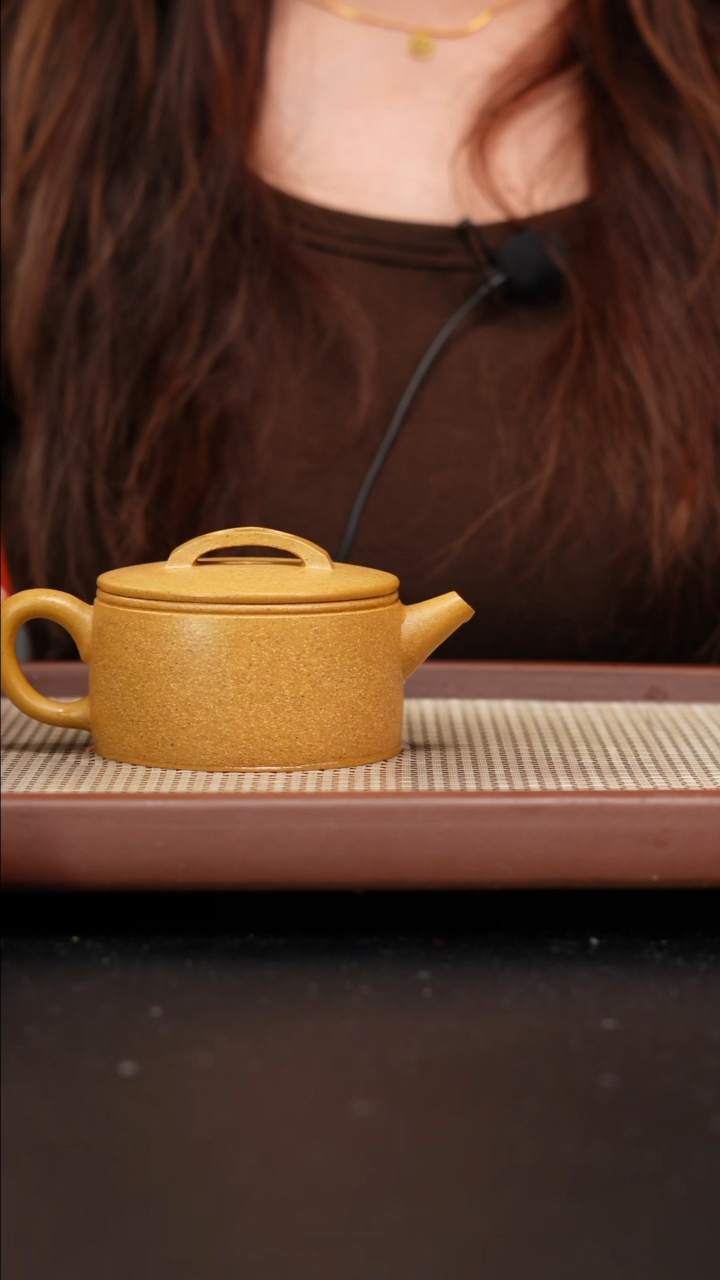 【闪购商品】紫砂茶壶金黄段汉瓦全手