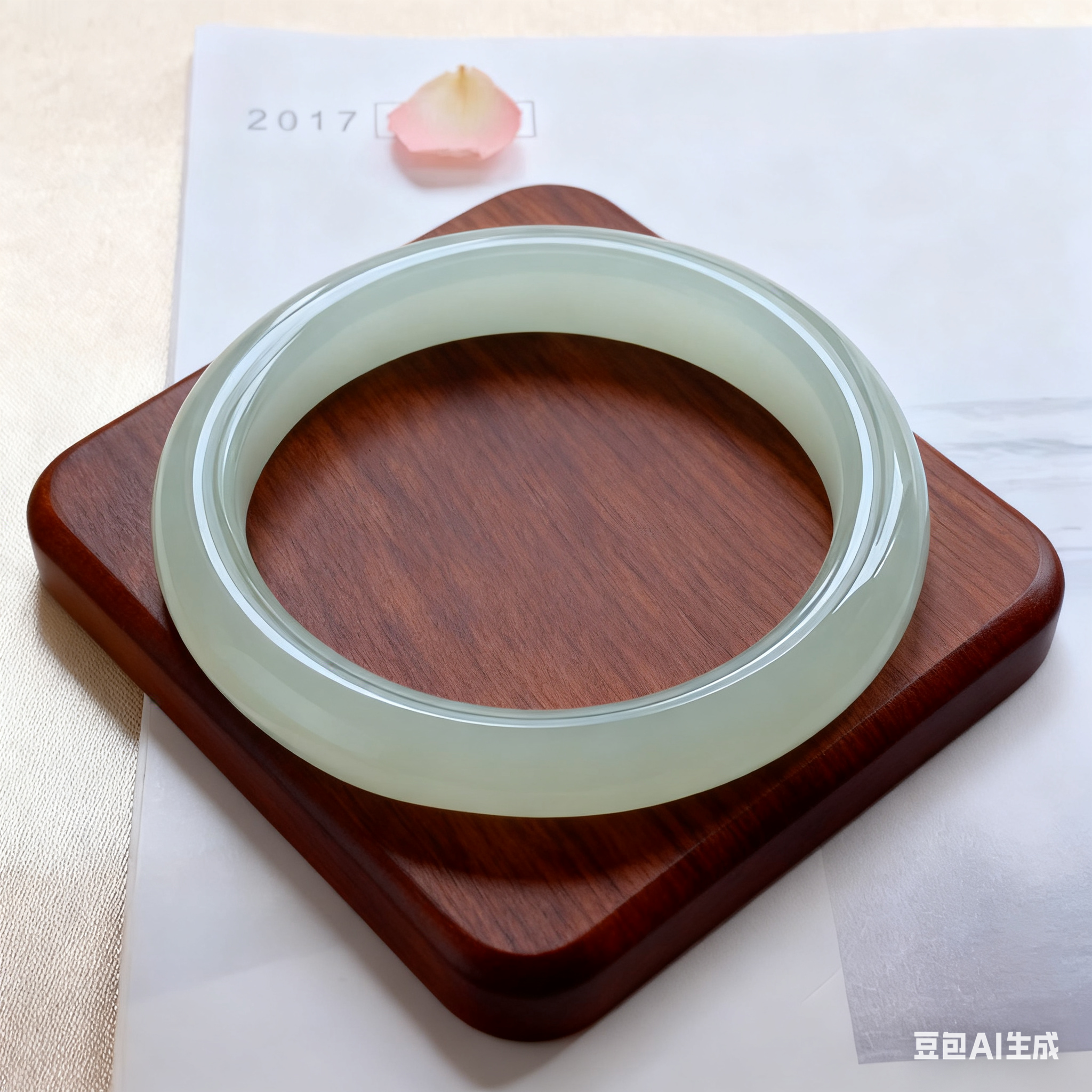 勿拍！新疆精品老料青白手镯！