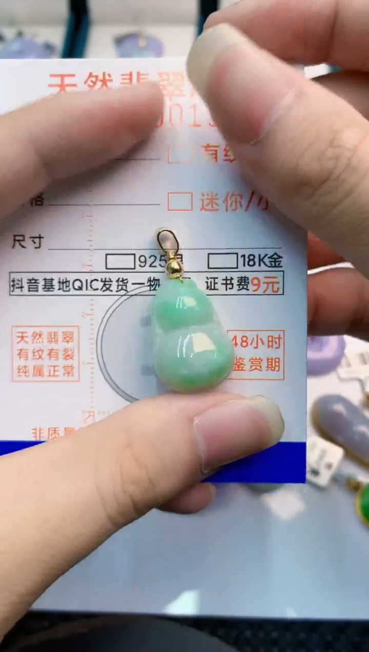 翡翠未镶嵌颈饰        1        1