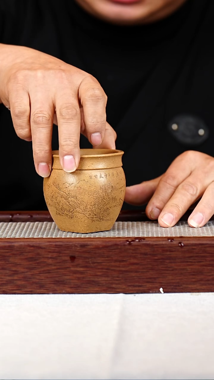 茶杯紫砂宜兴紫砂杯150C 41