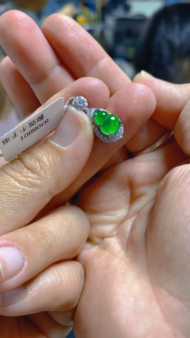 【闪购商品】翡翠吊坠(赠链)未镶嵌0112400596多样性发一