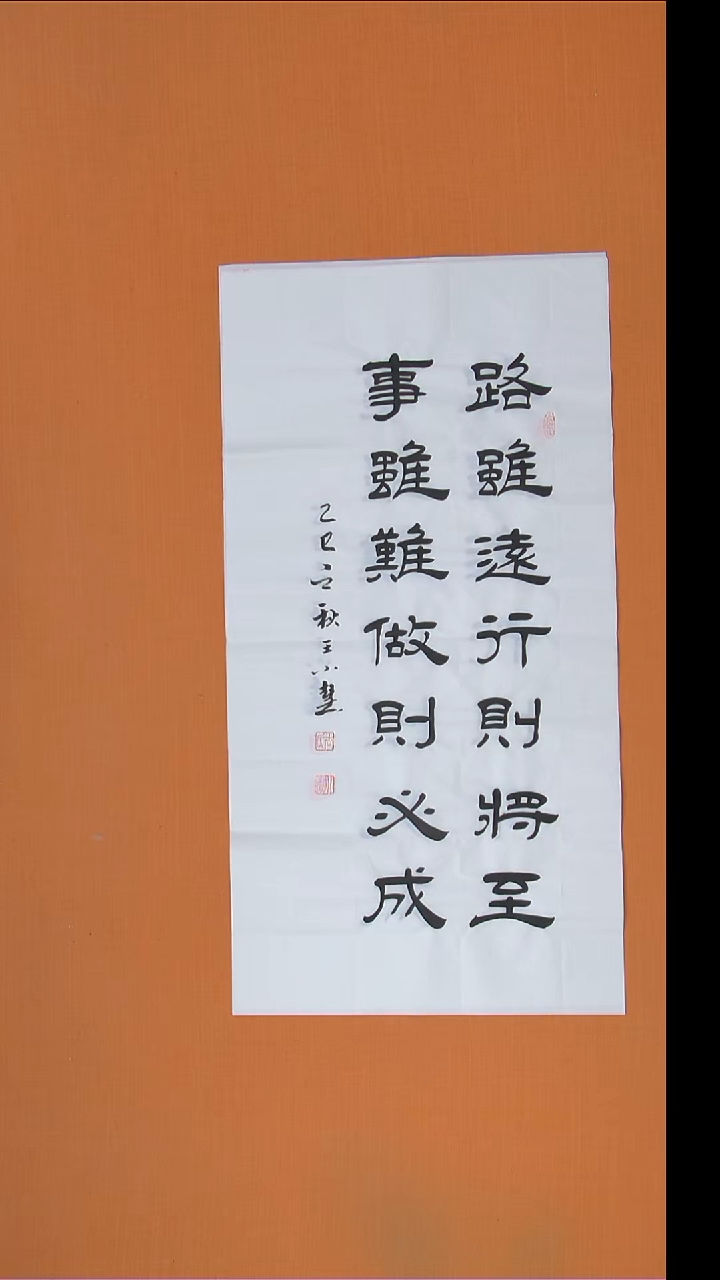 书法王小慧老师精美书法100*50