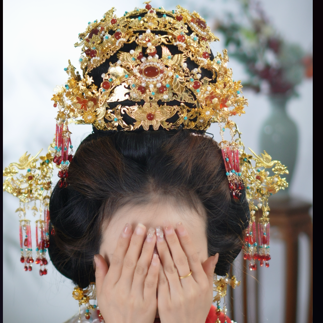 稷氏小筑    百媚娘  婚嫁 发簪发钗古风发饰