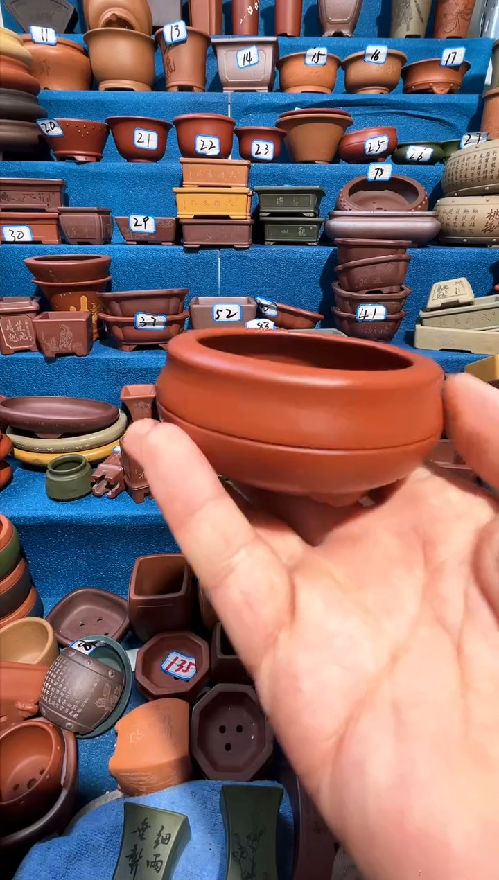 【闪购商品】紫砂紫砂花盆6.5*3.5