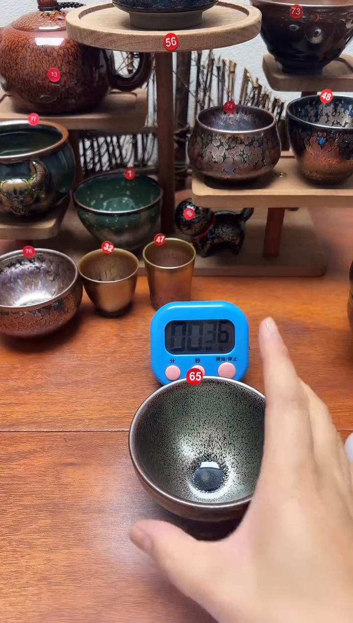茶盏小**叔65号建盏工匠茶器