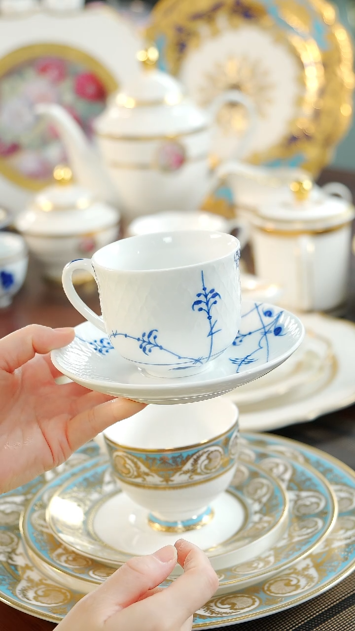 【闪购商品】瓷片200cc咖啡杯碟 福利价