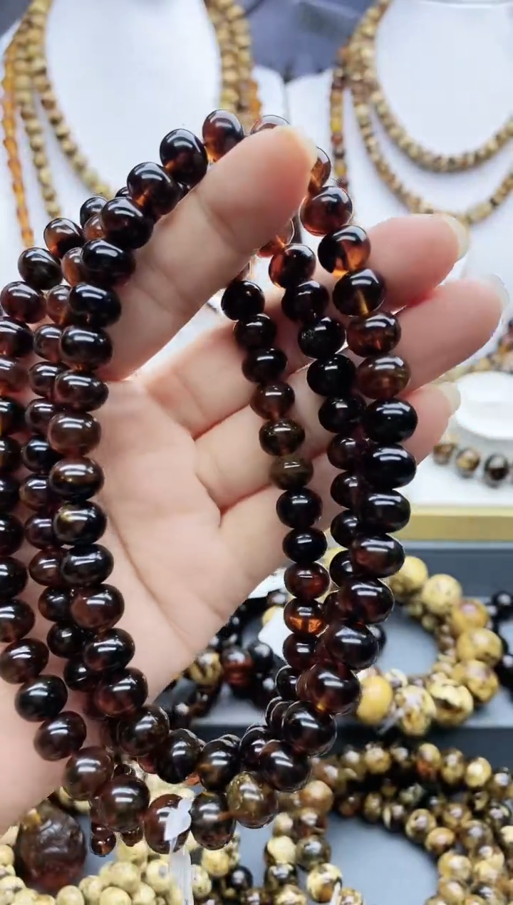 【闪购商品】琥珀颈饰未镶嵌9琥珀