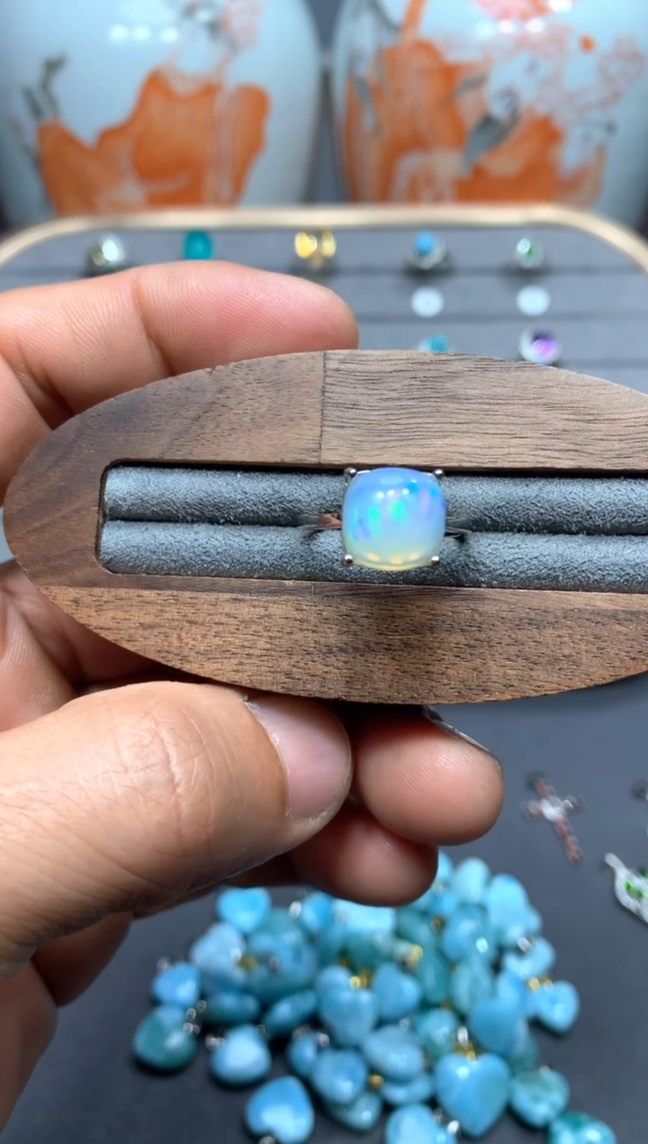 【闪购商品】欧泊戒指未镶嵌W85（随机性发货只发一单）