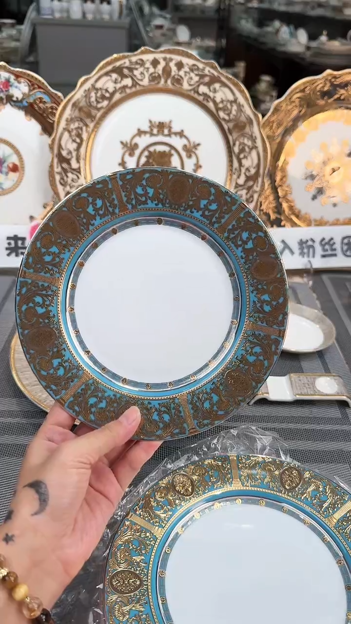 【闪购商品】瓷片7.5寸平盘5个微瑕  福利价  福利价