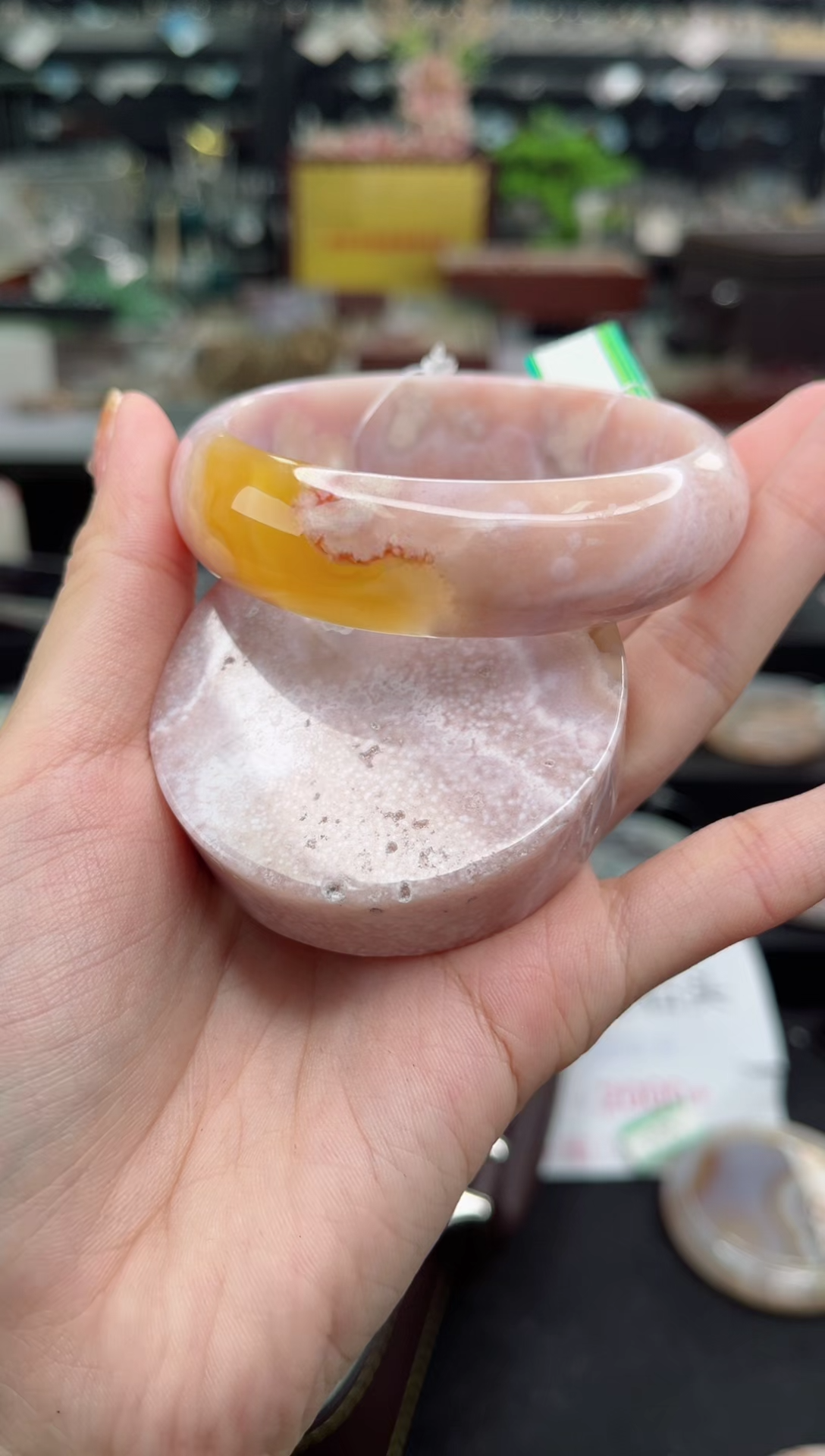 【闪购商品】石英质玉手镯未镶嵌59圈口（赠品镯心）3681116