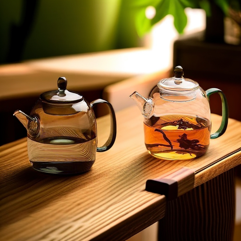 家用加厚耐高温玻璃烧水壶泡茶器沏绿茶冲红茶单壶茶水分离