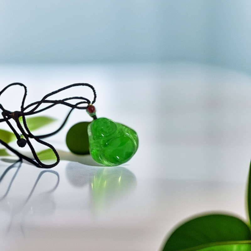 A16邂逅翡翠吊坠，冰透绿意，开启浪漫时光