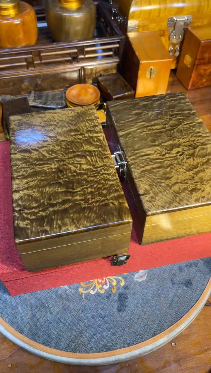 乌木类成套家具乌木首饰盒单个 s5