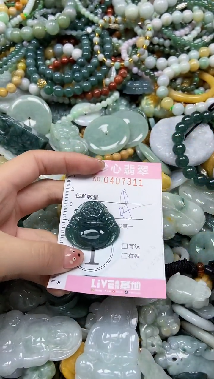 颈饰未镶嵌翡翠闪购0407311