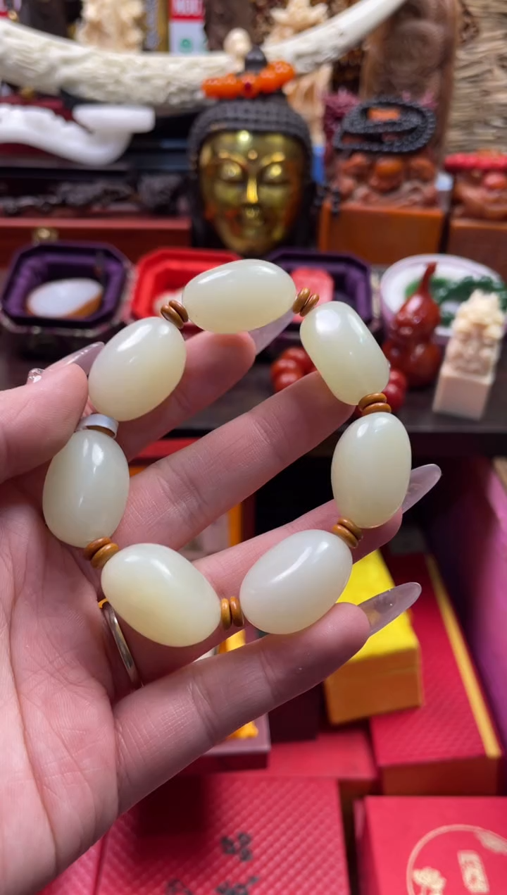 【闪购商品】和田玉挂件未镶嵌和白籽川