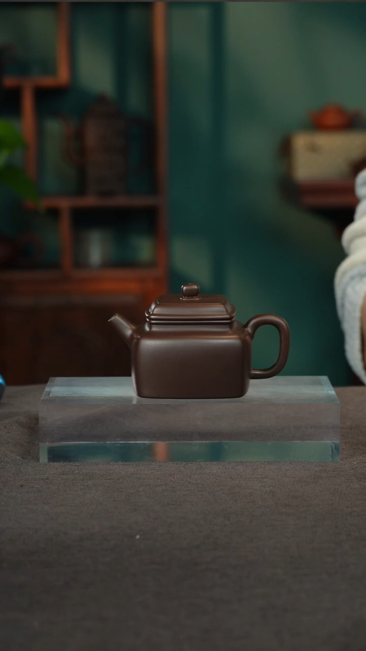 【闪购商品】紫砂茶壶13四方德钟200cc