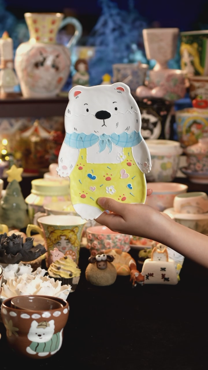 其他陶景德镇釉下彩手绘设计师款陶瓷