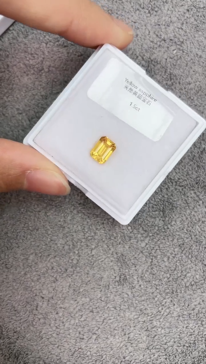 【闪购商品】彩色蓝宝石裸石未镶嵌1.5克拉