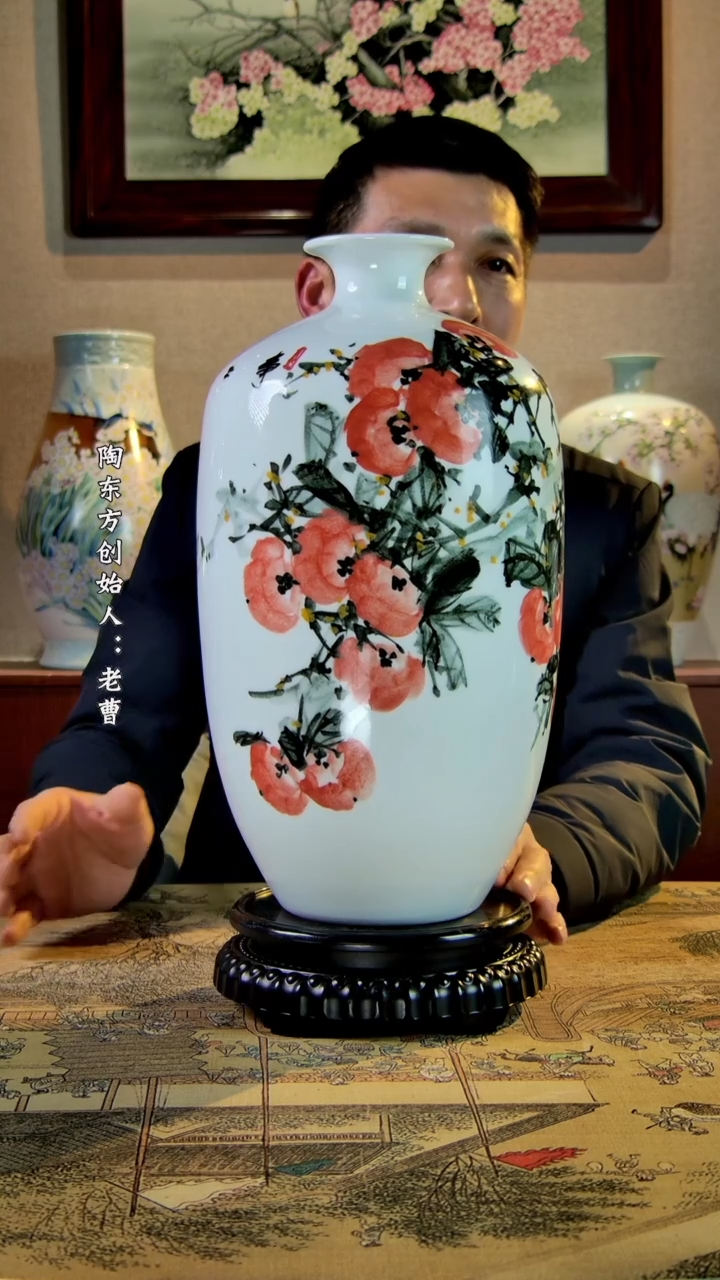 【闪购商品】其他景德镇陶东方陶瓷艺术作品花瓶瓷板画摆件