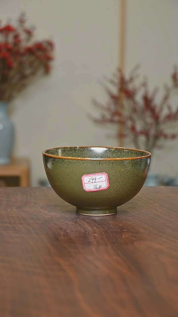 【闪购商品】其他86#微瑕矿石釉桑麻款手拉碗