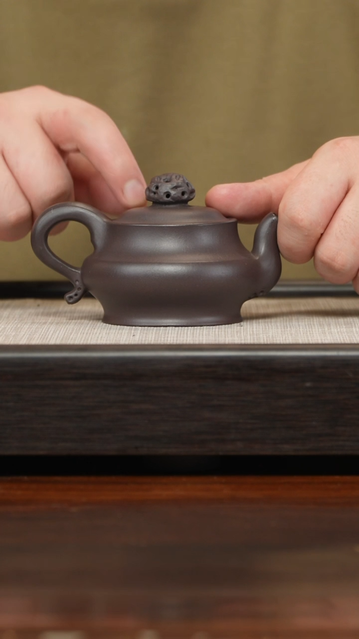 【闪购商品】紫砂茶壶四底乾坤150cc